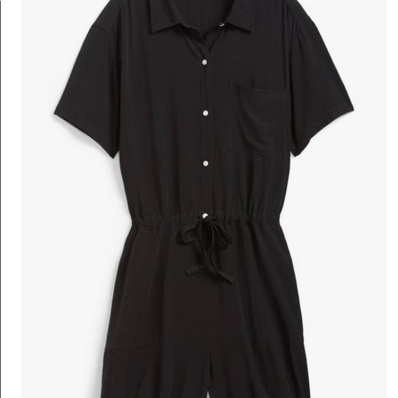 Gap Black Short Sleeve Romper - Picture 4 of 4